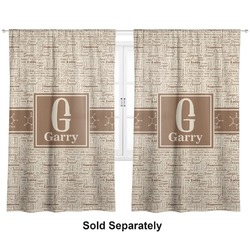 Coffee Lover Curtain Panel - Custom Size (Personalized)