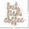 Coffee Lover Custom Shape Iron On Patches - L - APPROVAL