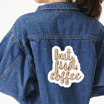 Coffee Lover Large Custom Shape Patch - 2XL