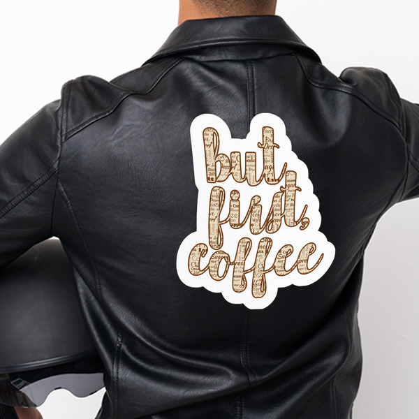 Coffee Lover Custom Shape Iron On Patches - XXXL - APPROVAL