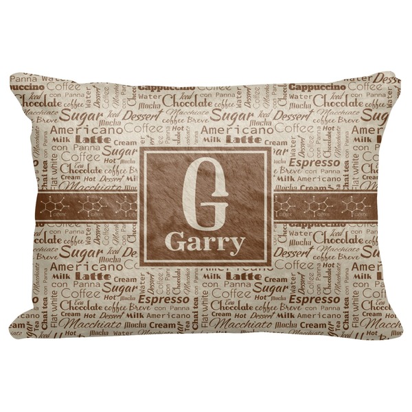 Custom Coffee Lover Decorative Baby Pillowcase - 16"x12" (Personalized)