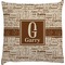 Coffee Lover Decorative Pillow Case (Personalized)