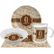 Coffee Lover Dinner Set - 4 Pc (Personalized)