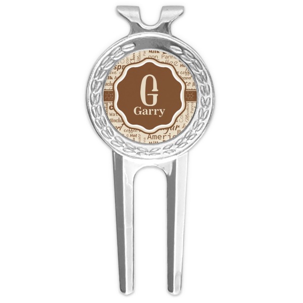 Custom Coffee Lover Golf Divot Tool & Ball Marker (Personalized)