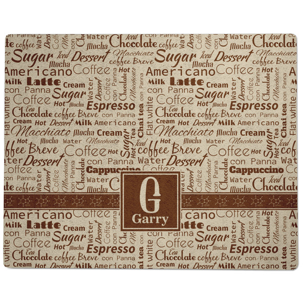 Coffee Lover Dog Food Mat - Large without Bowls