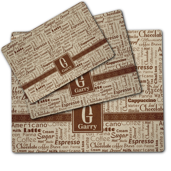 Coffee Lover Dog Food Mat - MAIN (sm, med, lrg)