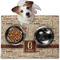 Coffee Lover Dog Food Mat - Medium LIFESTYLE