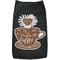 Coffee Lover Black Pet Shirt - S
