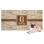 Coffee Lover Dog Towel (Personalized)