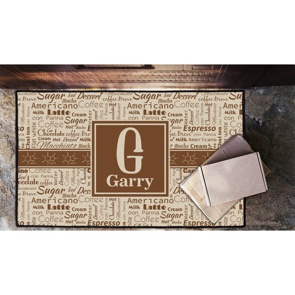 Coffee Lover Door Mat - LIFESTYLE (Lrg)