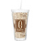 Coffee Lover Double Wall Tumbler with Straw (Personalized)