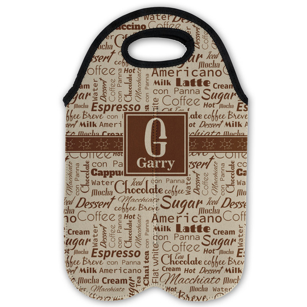 Coffee Lover Double Wine Tote - Flat (new)