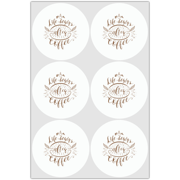 Coffee Lover Drink Topper - Large - Set of 6