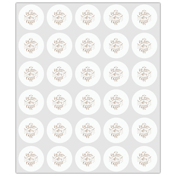 Coffee Lover Drink Topper - XSmall - Set of 30