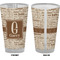 Coffee Lover Pint Glass - Full Color - Front & Back Views