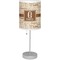 Coffee Lover Lamp with Drum Shade (Personalized)