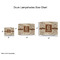 Coffee Lover Drum Lampshades - Sizing Chart