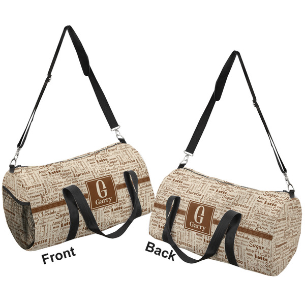 Coffee Lover Duffle bag large front and back sides