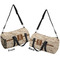 Coffee Lover Duffle bag large front and back sides