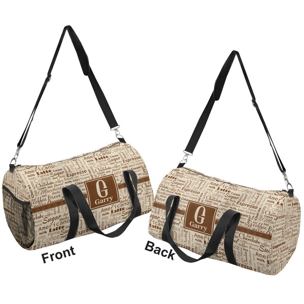 Coffee Lover Duffle bag small front and back sides