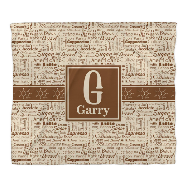 Coffee Lover Duvet Cover - King - Front