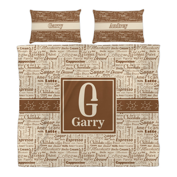 Coffee Lover Duvet Cover Set - King - Alt Approval