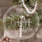 Coffee Lover Engraved Glass Ornaments - Round-Main Parent