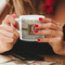 Coffee Lover Espresso Cup - 6oz (Double Shot) LIFESTYLE (Woman hands cropped)