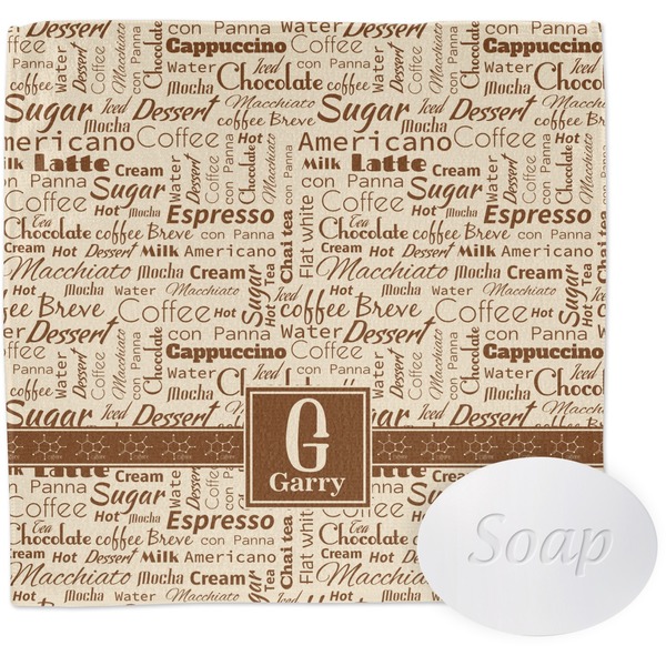 Custom Coffee Lover Washcloth (Personalized)