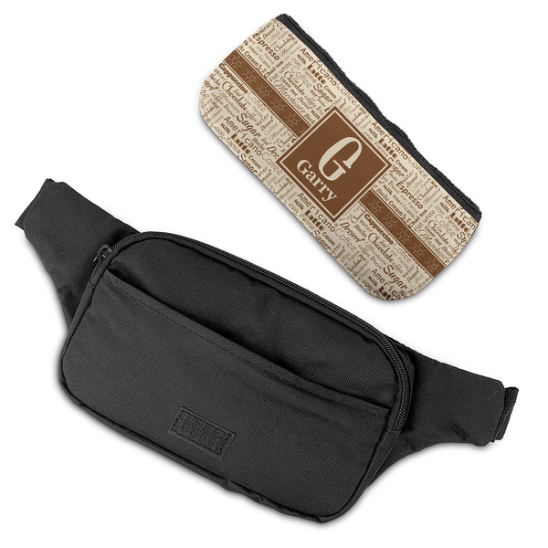 Coffee Lover Fanny Packs - FLAT (flap off)