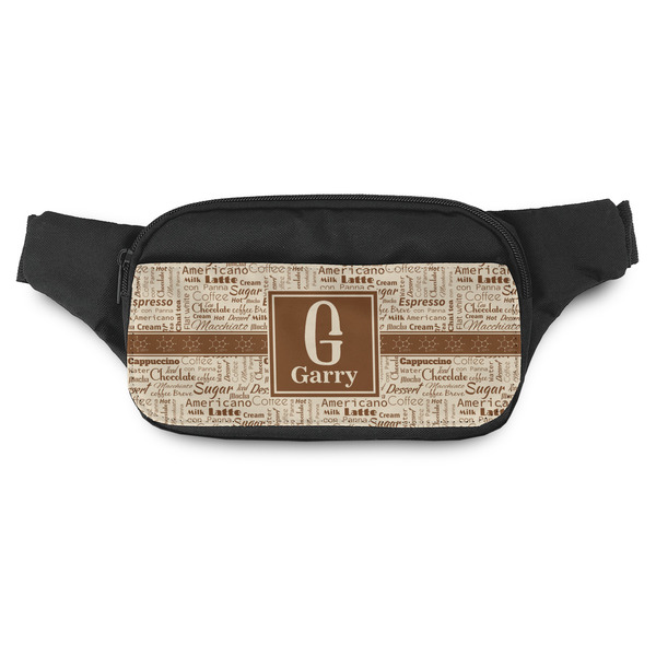 Custom Coffee Lover Fanny Pack - Modern Style (Personalized)