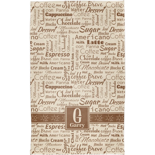 Coffee Lover Finger Tip Towel - Full View