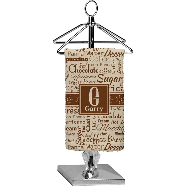 Custom Coffee Lover Finger Tip Towel - Full Print (Personalized)