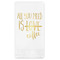 Coffee Lover Guest Napkins - Foil Stamped