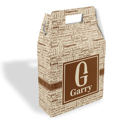 Coffee Lover Gable Favor Box (Personalized)