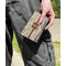 Coffee Lover Genuine Leather Womens Wallet - In Context