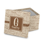 Coffee Lover Gift Box with Lid - Canvas Wrapped (Personalized)