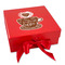 Coffee Lover Gift Box with Magnetic Lid - Red