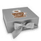 Coffee Lover Gift Boxes with Magnetic Lid - Silver - Front