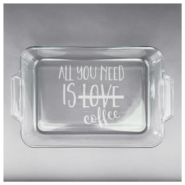 Coffee Lover Glass Baking Dish - APPROVAL (13x9)