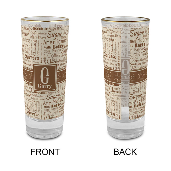 Coffee Lover Glass Shot Glass - 2 oz - Single - APPROVAL