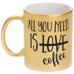 Coffee Lover Metallic Mug