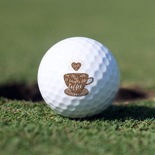 Coffee Lover Golf Ball - Branded - Front Alt