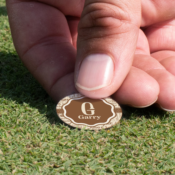 Coffee Lover Golf Ball Marker - Hand