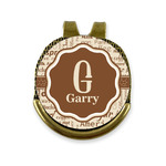 Coffee Lover Golf Ball Marker - Hat Clip - Gold