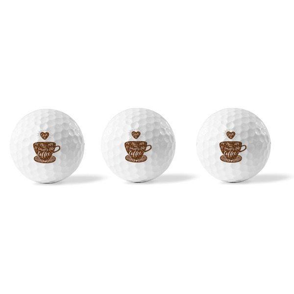 Coffee Lover Golf Balls - Generic - Set of 3 - APPROVAL