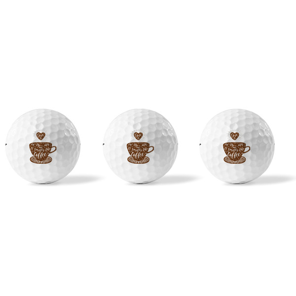 Coffee Lover Golf Balls - Titleist - Set of 3 - APPROVAL