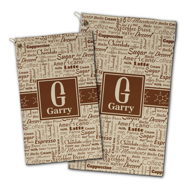 Coffee Lover Golf Towel - PARENT (small and large)