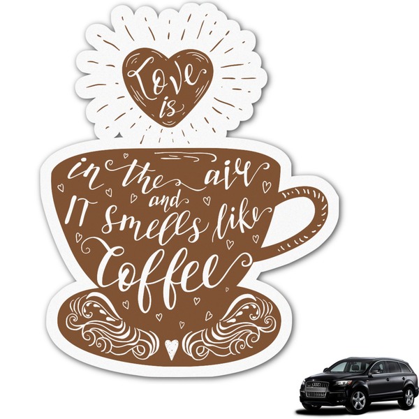 Custom Coffee Lover Graphic Car Decal