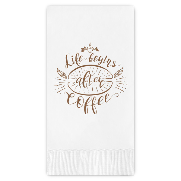Custom Coffee Lover Guest Towels - Full Color